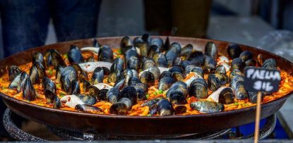 Paella at Apollo Bay Seafood Festival