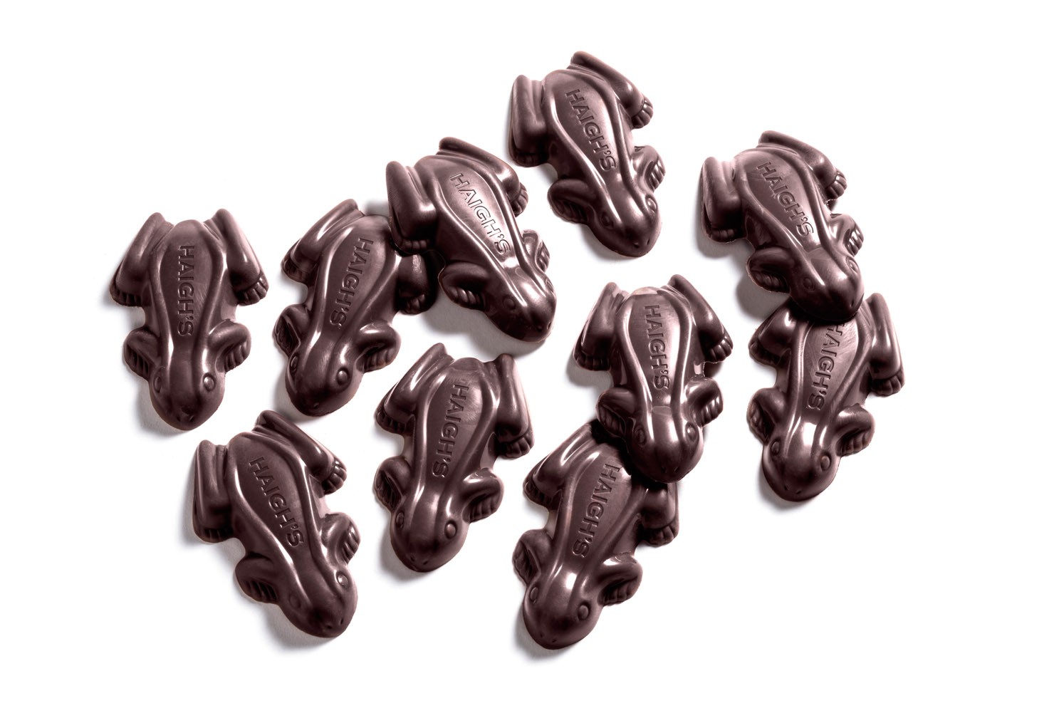 Haigh's dark chocolate peppermint frogs